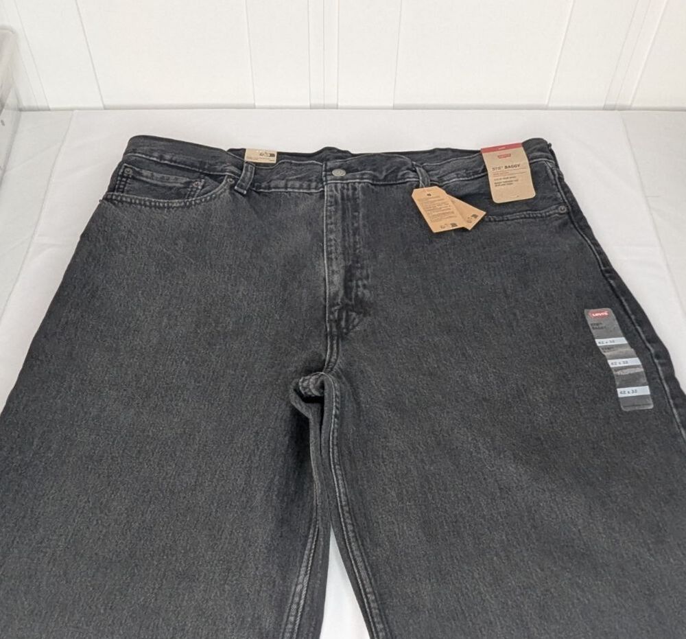 Levi's Mens 578 Baggy Jeans A4750-0029 DARK WASH Size 42x32 100% Cotton NWT - Picture 6 of 7